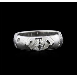 0.83ct Diamond Ring - 14KT White Gold