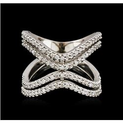 14KT White Gold 0.71ctw Diamond Ring