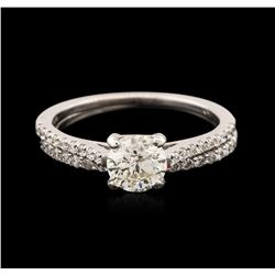 14-18KT White Gold 1.08ctw Diamond Wedding Ring Set