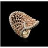 Image 3 : 14KT Two-Tone Gold 1.63ctw Diamond Ring