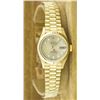 Image 1 : Rolex President 18KT Gold Diamond DateJust Ladies Watch