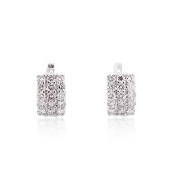 14KT White Gold 2.41ctw Diamond Earrings