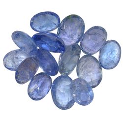 13.97ctw Oval Mixed Tanzanite Parcel