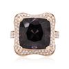 Image 1 : 14KT Rose Gold 15.00ct Spinel and Diamond Ring