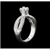 Image 3 : 1.35ctw Diamond Ring - 18KT White Gold