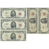Image 3 : 1963 $5 Red Seal Bill Lot of 10