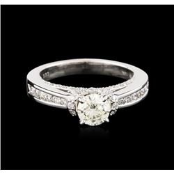 14KT White Gold 1.36ctw Diamond Ring