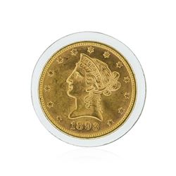 1893 $10 BU Liberty Head Eagle Gold Coin