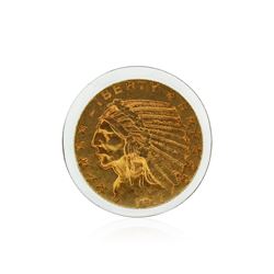 1911 $5 Au Indian Head Half Eagle Gold Coin