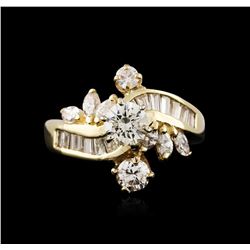 14KT Yellow Gold 2.06ctw Diamond Ring