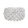 Image 1 : 14KT White Gold 1.93ctw Diamond Ring