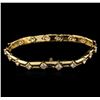 Image 2 : 18KT Yellow Gold 2.82ctw Diamond Bracelet