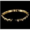 Image 3 : 18KT Yellow Gold 2.82ctw Diamond Bracelet