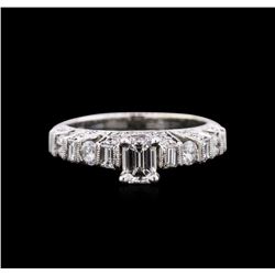 1.54ctw Diamond Ring - 18KT White Gold