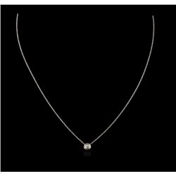 14KT White Gold 0.25ct Diamond Necklace