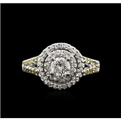 0.93ctw Diamond Ring - 14KT White Gold