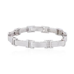 14KT White Gold 0.49ctw Diamond Bracelet