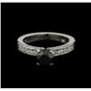 Image 1 : 1.58ctw Black Diamond Ring - 14KT White Gold