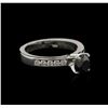 Image 2 : 1.58ctw Black Diamond Ring - 14KT White Gold