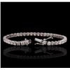 Image 3 : 14KT White Gold 9.19ctw Diamond Tennis Bracelet
