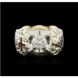 10KT Two-Tone Gold 1.00ct Diamond Ring