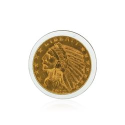 1912 $5 Au Indian Head Half Eagle Gold Coin