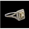 Image 2 : 1.08ctw Diamond Ring - 14KT White Gold