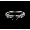 Image 1 : 1.46ctw Black Diamond Ring - 18KT White Gold