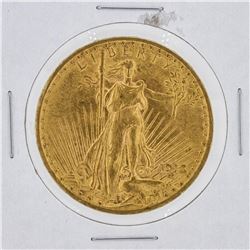 1915 $20 AU St. Gaudens Double Eagle Gold Coin