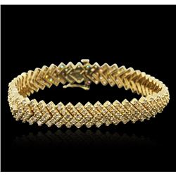 14KT Yellow Gold 3.73ctw Diamond Bracelet