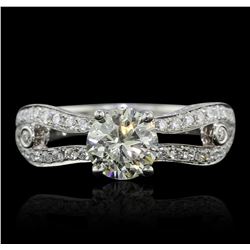 18KT White Gold 1.64ctw Diamond Ring