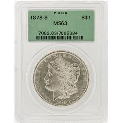 1878-S PCGS MS63 Morgan Silver Dollar