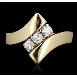 14KT Yellow Gold 0.60ctw Diamond Ring