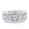 Image 1 : 14KT White Gold 1.06ctw Diamond Ring