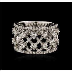 14KT White Gold 1.18ctw Diamond Ring