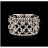 Image 1 : 14KT White Gold 1.18ctw Diamond Ring