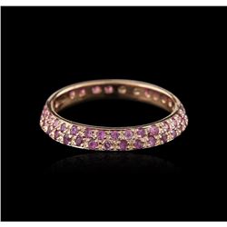 14KT Rose Gold 0.50ctw Pink Sapphire Ring