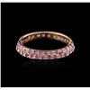 Image 1 : 14KT Rose Gold 0.50ctw Pink Sapphire Ring