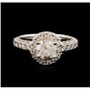 Image 1 : 14KT White Gold 1.62ctw Diamond Ring