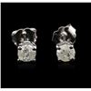 Image 1 : 14KT White Gold 0.63ctw Diamond Stud Earrings