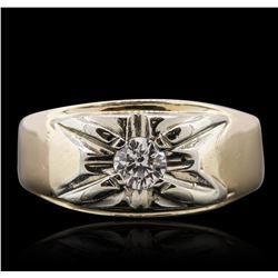 14KT Yellow Gold 0.35ct Diamond Ring