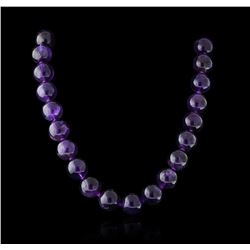 614.70ctw Amethyst Necklace