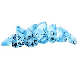 61.7cts Trillion Cut Natural Blue Topaz Parcel