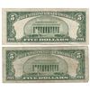 Image 2 : 1953 $5 Bill Currency Lot of 2