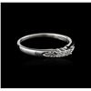 Image 2 : 14KT White Gold 0.20ctw Diamond Ring