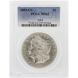 1883-CC PCGS MS63 Morgan Silver Dollar