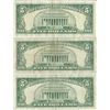 Image 2 : 1963 $5 Red Seal Bill Lot of 3