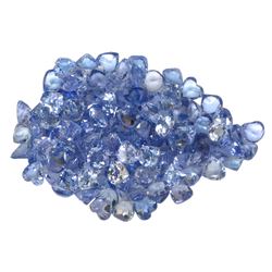 27.2ctw Round Mixed Tanzanite Parcel