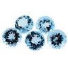 Image 1 : 36.83cts Round Cut Natural Blue Topaz Parcel