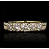 Image 1 : 14KT Yellow Gold 0.85ctw Diamond Wedding Band